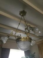 Koperen luchter antiek., Huis en Inrichting, Lampen | Kroonluchters, Ophalen, Gebruikt