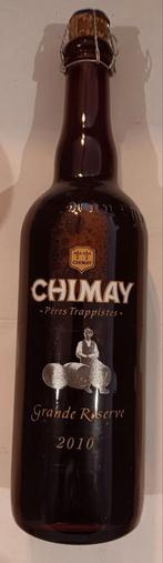 Chimay : Bouteille sérigraphiée grande réserve 2010, Collections, Marques de bière, Comme neuf, Enlèvement ou Envoi