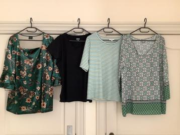 8 stuks bloesjes truitjes maat XL/46  voor 10 euro beschikbaar voor biedingen