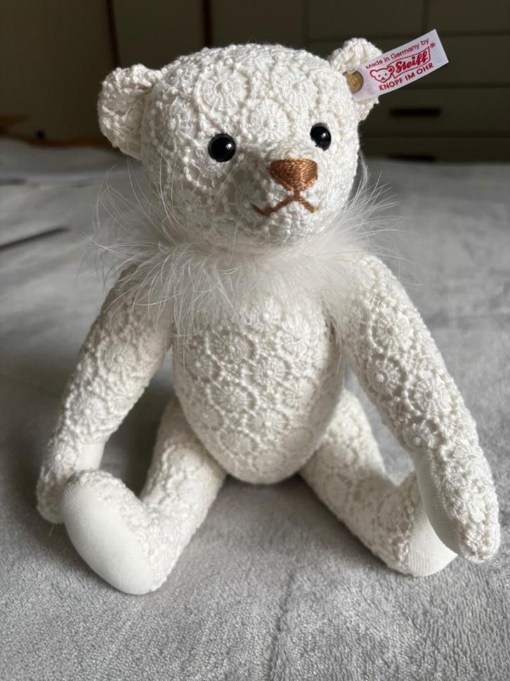 Steiff Chantilly Teddybeer, Verzamelen, Beren en Cherished Teddies, Zo goed als nieuw, Stoffen beer, Steiff, Ophalen of Verzenden