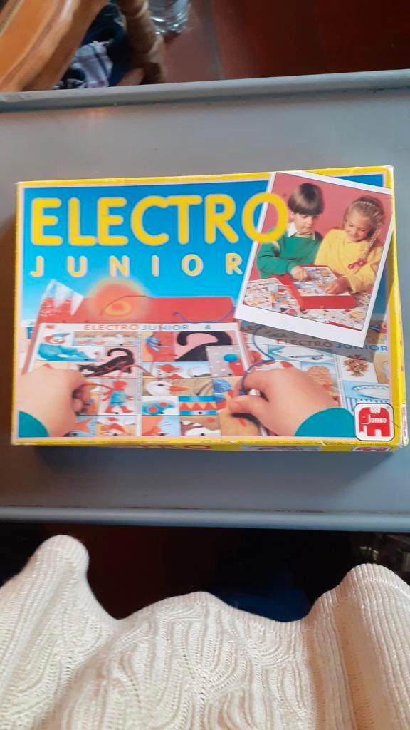 Jeu electro junior vintage de 1988, Hobby en Vrije tijd, Gezelschapsspellen | Bordspellen, Gebruikt, Ophalen of Verzenden