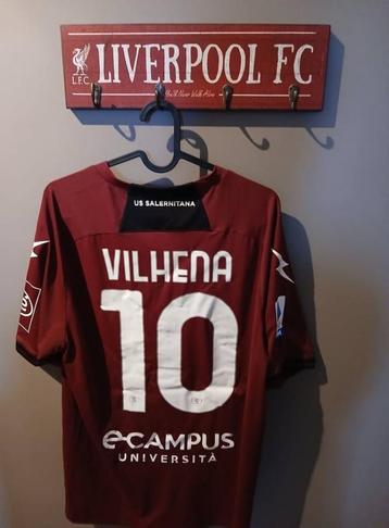 Salernitana Vilhena Matchworn Issued Shirt beschikbaar voor biedingen