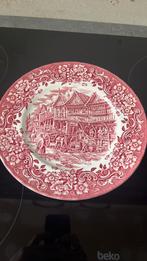 Assiette rose ancienne, Antiquités & Art, Enlèvement