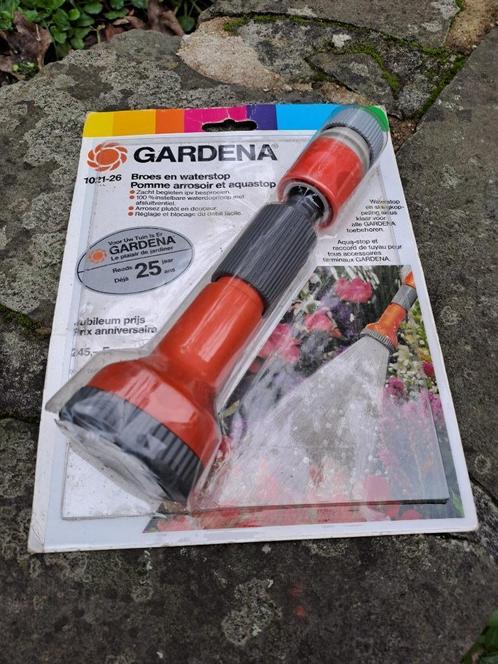 Broes en waterstop, Tuin en Terras, Tuinsproeiers, Nieuw, Overige typen, Ophalen