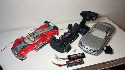 himoto rc auto, Hobby en Vrije tijd, Modelbouw | Radiografisch | Auto's, Gebruikt, Auto onroad, Elektro, Schaal 1:10, RTR (Ready to Run)