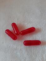 capsules transparant rood +/_ 500 stks, Hobby en Vrije tijd, Knutselen, Nieuw, Ophalen of Verzenden