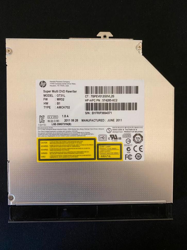 Super Multi DVD Rewriter – GT31L (SATA), Computers en Software, Optische drives, Zo goed als nieuw, Intern, MacOS, Windows, Cd