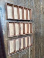 Houten bakjes voor in kast/lade, Ophalen