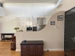 PRACHTIGE HOOGGLANS U VORM KEUKEN + APPARATUUR, Gebruikt, U-keuken, Wit, Graniet of Steen