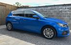 Peugeot 308 1.5 BlueHDi Allure Keyless Led Navi Lineass Cam, Auto's, Peugeot, Voorwielaandrijving, Stof, 4 cilinders, Blauw