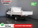 Iveco Daily 35C14D 2.3 140 pk Aut. ZF DC Dubbel Cabine 6 Per, Auto's, Bestelwagens en Lichte vracht, Automaat, Iveco, Wit, Diesel