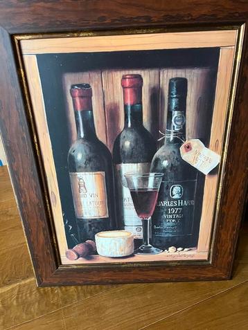 Mooie houten schilderij beschikbaar voor biedingen