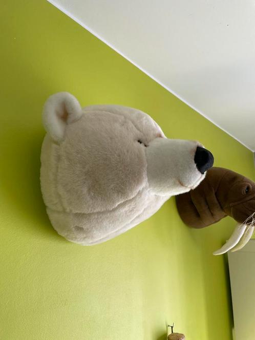 Bibib Wild and Soft - tête d'animal trophée ours polaire, Enfants & Bébés, Chambre d'enfant | Aménagement & Décoration, Comme neuf