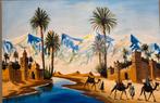 Schilderij op doek, Antiek en Kunst, Kunst | Schilderijen | Klassiek, Ophalen