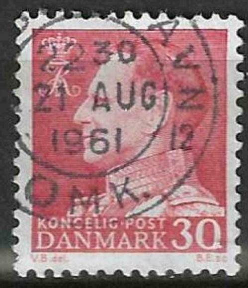 Denemarken 1961/1962 - Yvert 399 - Koning Frederik IX (ST), Timbres & Monnaies, Timbres | Europe | Scandinavie, Affranchi, Danemark