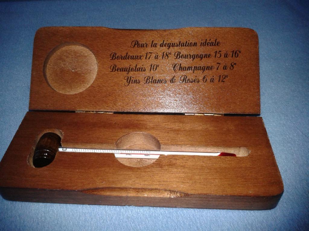 vintage wijnthermometer     (NIEUW)         ( Frankrijk), Verzamelen, Wijnen, Nieuw, Overige typen, Frankrijk, Ophalen of Verzenden