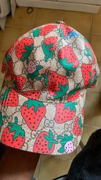 Casquette Gucci fraise authentique, Verzenden, Nieuw, Pet