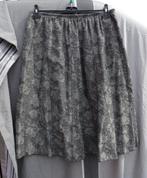 Vintage Rok groen/grijs met bloemen motief Taille 5 (xxl), Kleding | Dames, Rokken, Maat 46/48 (XL) of groter, Ophalen of Verzenden