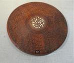 Magnifique plateau de table oriental ancien en bois, 31 cm, Antiquités & Art, Enlèvement ou Envoi
