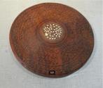 Magnifique plateau de table oriental ancien en bois, 31 cm, Enlèvement ou Envoi