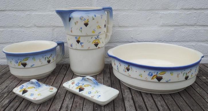 lampetset Bihl - 5 stuks, Antiek en Kunst, Antiek | Keramiek en Aardewerk, Ophalen