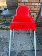Chaise haute rouge Ikea (sans tablette), Enfants & Bébés, Enlèvement, Utilisé