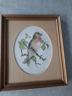 Kader met kleurengravure vogel - met certificaat - 1981, Ophalen, Zo goed als nieuw, Overige materialen, Minder dan 50 cm