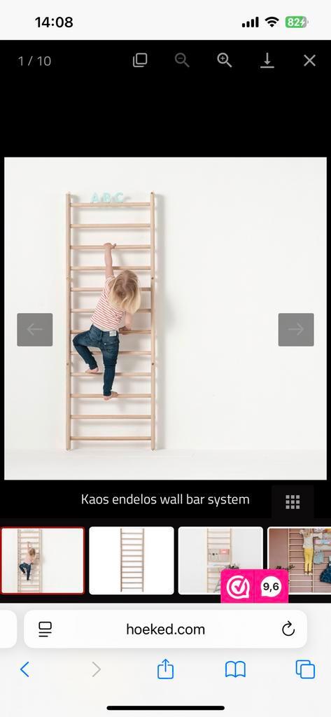 Klimrek KAOS turnrek, Kinderen en Baby's, Kinderkamer | Inrichting en Decoratie, Zo goed als nieuw, Ophalen