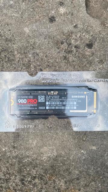 Samsung ssd 980 pro 250gb beschikbaar voor biedingen