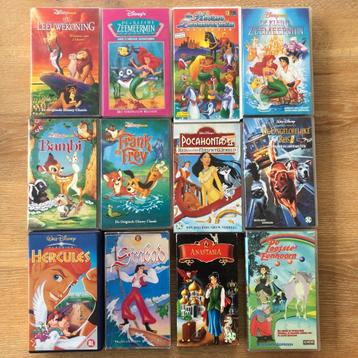 VHS film Leeuwenkoning Eenhoorn Anastasia Zeemeermin Bambi  beschikbaar voor biedingen