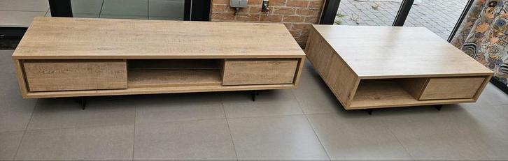 Salontafel en tv meubel, Huis en Inrichting, Kasten |Televisiemeubels, Zo goed als nieuw, Ophalen