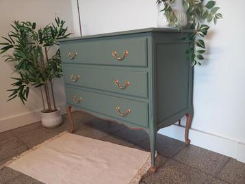Ladekast in een mooi groene landelijke kleur  beschikbaar voor biedingen