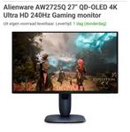 Alienware 27" 4k oled gaming monitor. 240hz, Informatique & Logiciels, Moniteurs, Enlèvement, Gaming