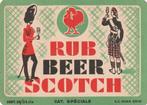 bieretiket Potvin Grard Jemappes : Bub beer scotch, Verzamelen, Biermerken, Verzenden, Nieuw, Overige typen, Overige merken