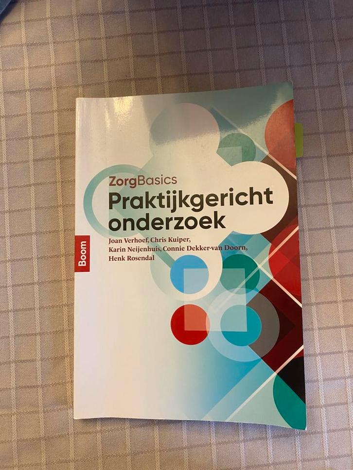 Chris Kuiper - Zorgbasics praktijkgericht onderzoek, Boeken, Gezondheid, Dieet en Voeding, Zo goed als nieuw, Ophalen of Verzenden