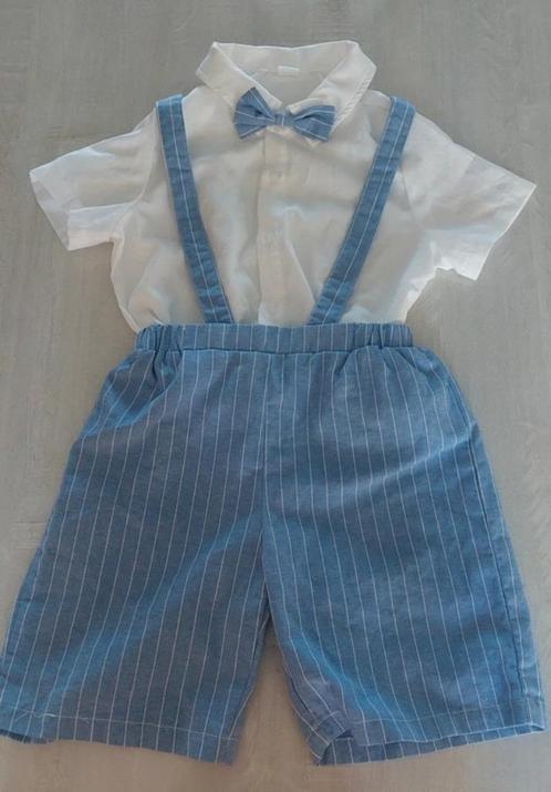 ensemble de short, chemise et nœud garçon taille110, Enfants & Bébés, Vêtements enfant | Taille 110, Comme neuf, Garçon, Ensemble