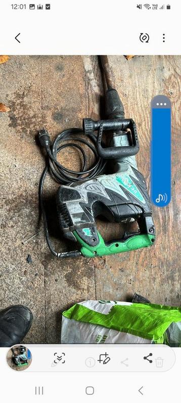 Hitachi breekhamer, Doe-het-zelf en Bouw, Ophalen, Zo goed als nieuw