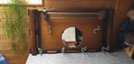 Houten kapstok met spiegeltje, Maison & Meubles, Accessoires pour la Maison | Portemanteaux, Bois, Utilisé, Enlèvement ou Envoi