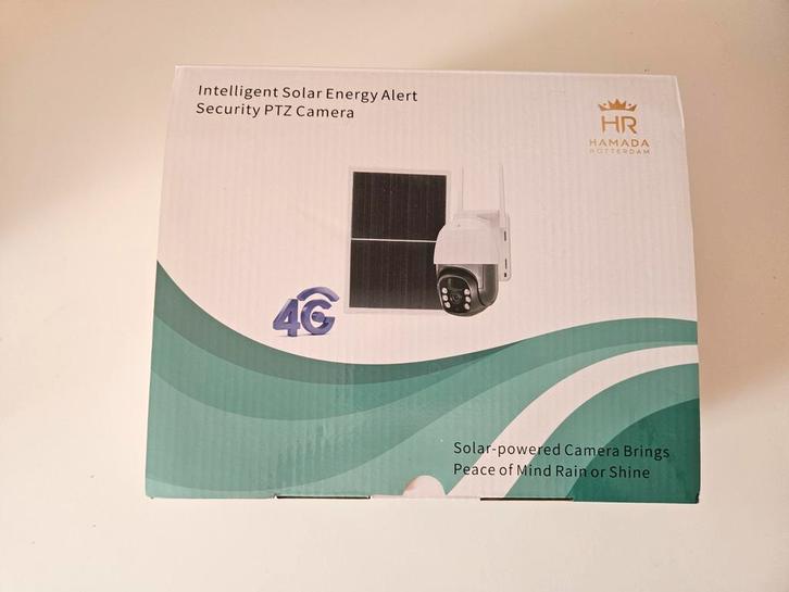 Caméra de sécurité solaire 4G PTZ – neuve, Audio, Tv en Foto, Videobewaking, Ophalen of Verzenden
