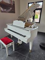 Vleugelpiano, Muziek en Instrumenten, Piano's, Ophalen, Gebruikt, Wit, Vleugel