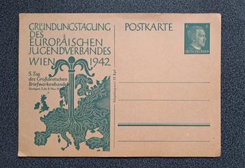 WWII German carte postale Hitler 1942