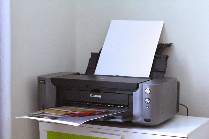 Canon Pixma Pro-100s, Computers en Software, Printers, Zo goed als nieuw, Fotoprinter, Inkjetprinter, Kleur printen, Zwart-en-wit printen