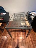 Ikea tafel, Huis en Inrichting, Tafels | Eettafels, Ophalen, Gebruikt, 100 tot 150 cm, Ijzeren blad met glas