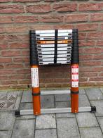 Telescopische ladder, Doe-het-zelf en Bouw, Ophalen, Zo goed als nieuw, Ladder, 2 tot 4 meter