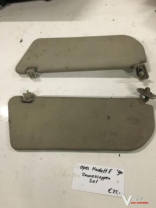 Opel Kadett E 1990 Zonnekleppen set, Auto-onderdelen, Interieur en Bekleding, Gebruikt, Ophalen of Verzenden