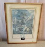 Mooi Oude Gravure 'Enlevement Nocturne' - 39x30, Antiek en Kunst, Ophalen of Verzenden