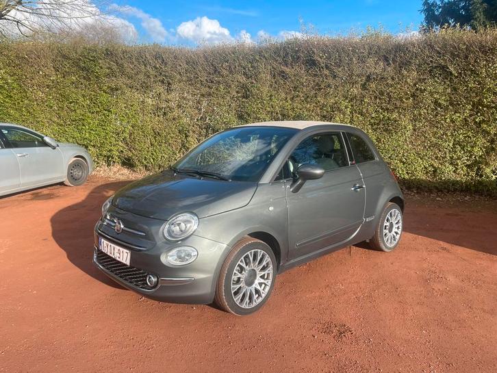 Fiat 500C 1.0i MHEV Star, Auto's, Fiat, Particulier, 500C, Benzine, Euro 6, Cabriolet, 3 deurs, Handgeschakeld, Zilver of Grijs