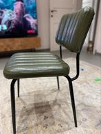 6 chaises style industriel vert kaki similicuir, Maison & Meubles, Chaises, Neuf, Autres couleurs, Cinq, Six Chaises ou plus