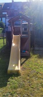 Speelhuisje jungle gym, Kinderen en Baby's, Speelgoed | Buiten | Speeltoestellen, Ophalen, Gebruikt, Glijbaan