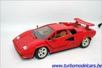 Lamborghini Countach 1988 1/18 Burago, Verzenden, Zo goed als nieuw, Auto, Burago